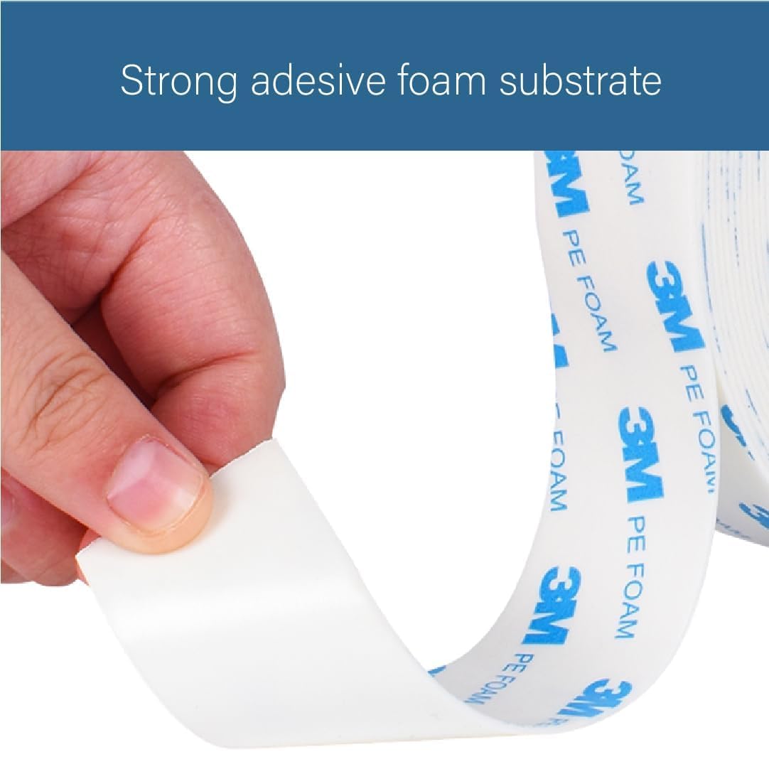 (20mm x 3m) 3M double-sided adhesive tape for indoor and outdoor use, waterproof, mounting tape for the home - Image 2