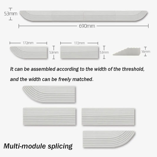 Threshold strip for robot vacuum cleaner beige - Image 2