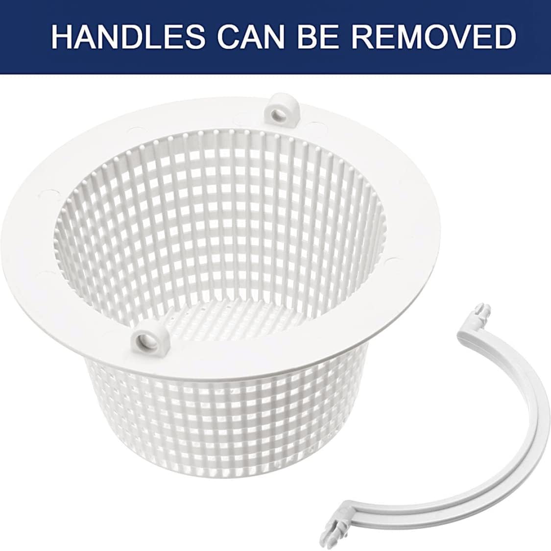 Pool Filter Basket, 15.8 x 7.6 cm pool hole basket with handle safe plastic replacement pool filter basket pool strainer basket for swimming pool With handle - Image 2