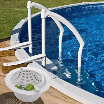 Pool Filter Basket, 15.8 x 7.6 cm pool hole basket with handle safe plastic replacement pool filter basket pool strainer basket for swimming pool With handle - Image 3