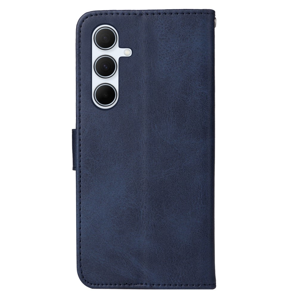 PU Leather Wallet Case Compatible with Samsung A56 5G - More Colors Available Blue Blue - Image 8