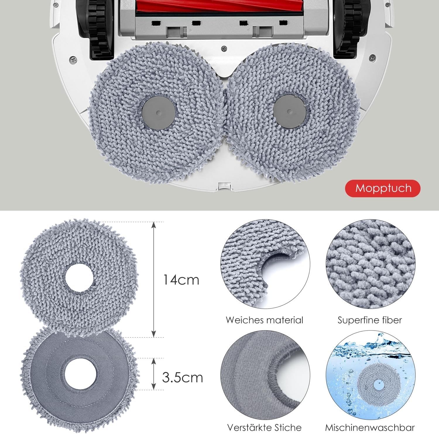 INF Roborock Qrevo S/Qrevo Pro/Qrevo MaxV Robot Vacuum Cleaner Accessories - Image 6
