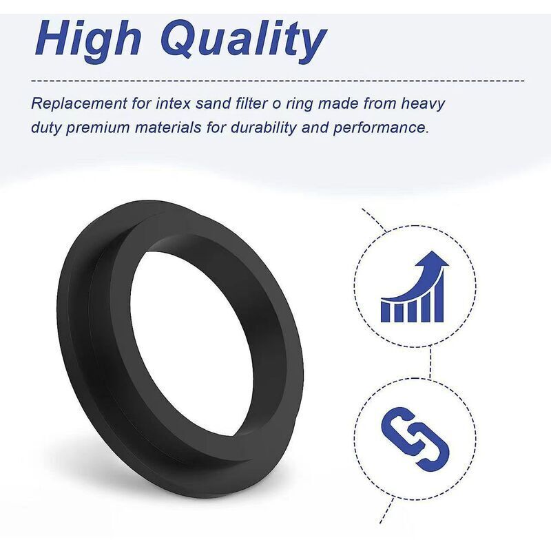 pcs 11412 Pool Filter Pump Washers L-ring Compatible with INTEX Sand Filter Pump Motor..DEBUNS - Image 4