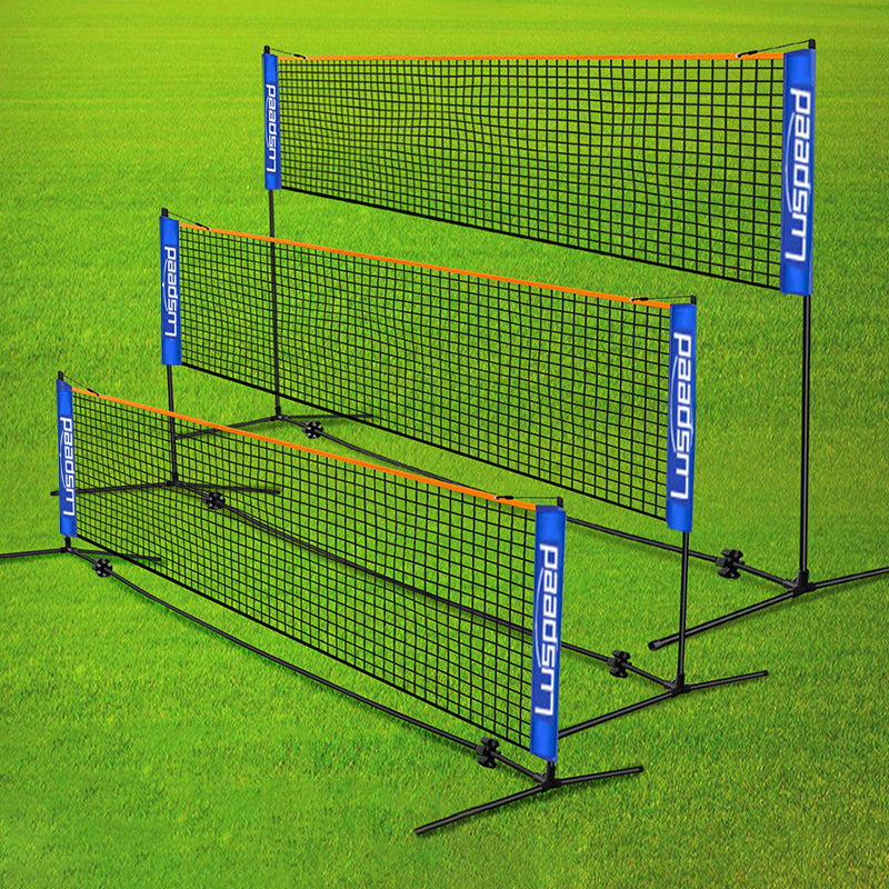 Portable Foldable Standard Professional Badminton Net Indoor Outdoor White 5.1m - Image 2