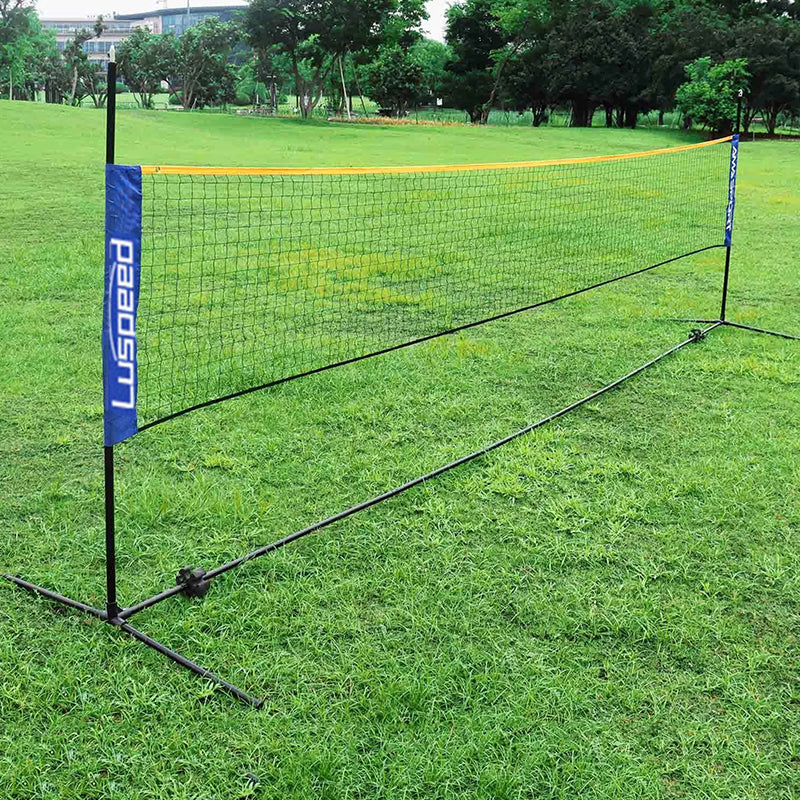 Portable Foldable Standard Professional Badminton Net Indoor Outdoor White 5.1m - Image 4