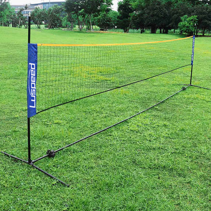 Portable Foldable Standard Professional Badminton Net Indoor Outdoor White 5.1m - Image 4