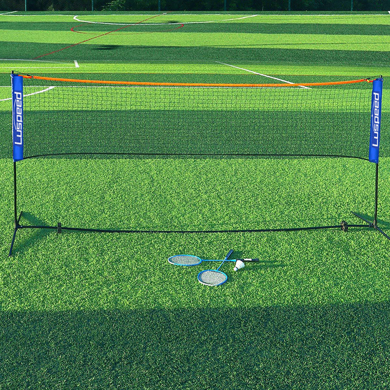 Portable Foldable Standard Professional Badminton Net Indoor Outdoor White 5.1m - Image 7