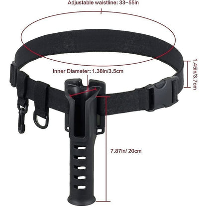 Adjustable Waist Rod Holder Portable Carp Fishing Rod Inserter - Image 3