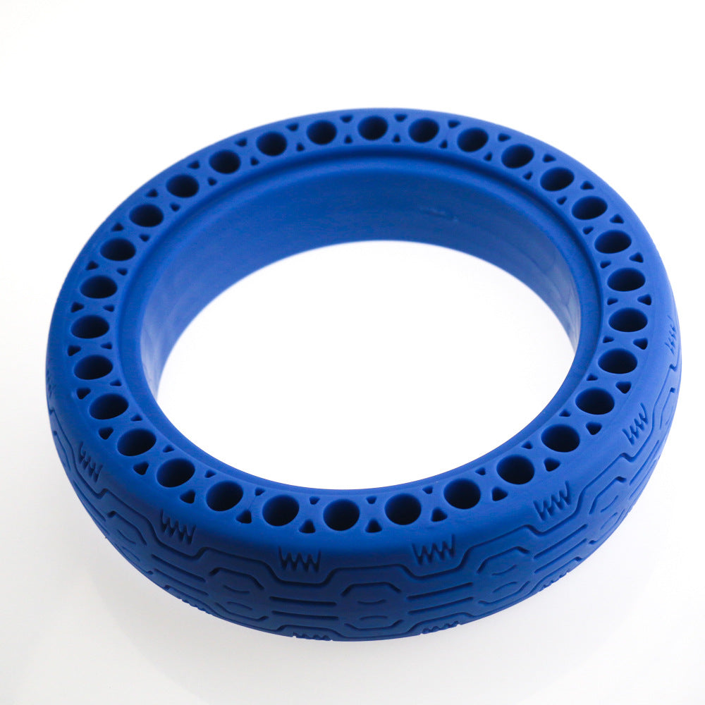 For Xiaomi electric scooter color solid tire multi-color honeycomb tire hollow airless tire M365 explosion-proof solid tire green - Image 4