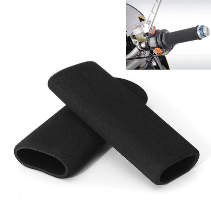 2-pack motorcycle anti-vibration handle covers Inner diameter: 31mm (applicable range: 3.17-3.68 cm) Comfort foam non-slip for all handles