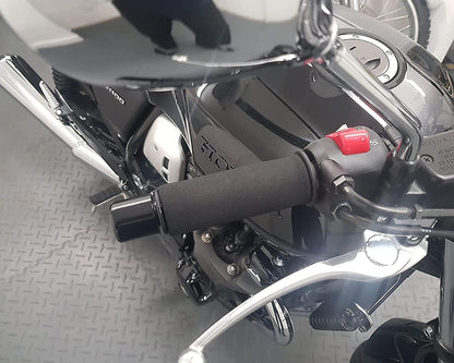2-pack motorcycle anti-vibration handle covers Inner diameter: 31mm (applicable range: 3.17-3.68 cm) Comfort foam non-slip for all handles - Image 4