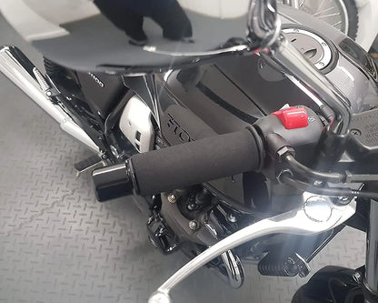 2-pack motorcycle anti-vibration handle covers Inner diameter: 31mm (applicable range: 3.17-3.68 cm) Comfort foam non-slip for all handles - Image 4