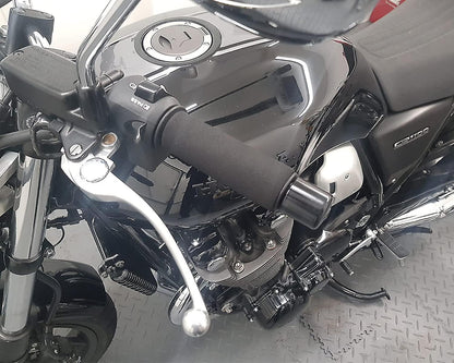 2-pack motorcycle anti-vibration handle covers Inner diameter: 31mm (applicable range: 3.17-3.68 cm) Comfort foam non-slip for all handles - Image 5