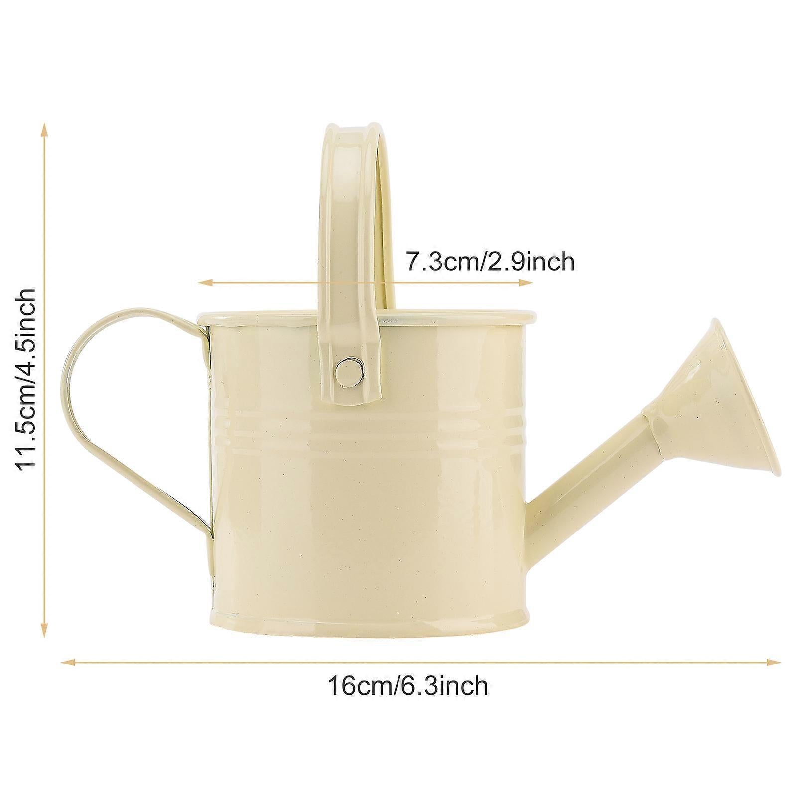 100% New, Mini Iron Watering Can, Spray Bottle, Metal Forging with Handle, Sprinkler Shower Pink - Image 2