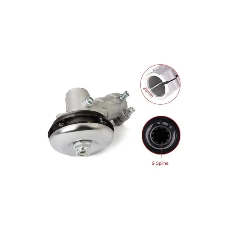 28mm Brushcutter Gearbox, Universal Brushcutter Gearbox for Grass Trimmer/Chainsaw (28mm, 9 Teeth Round) - Image 3