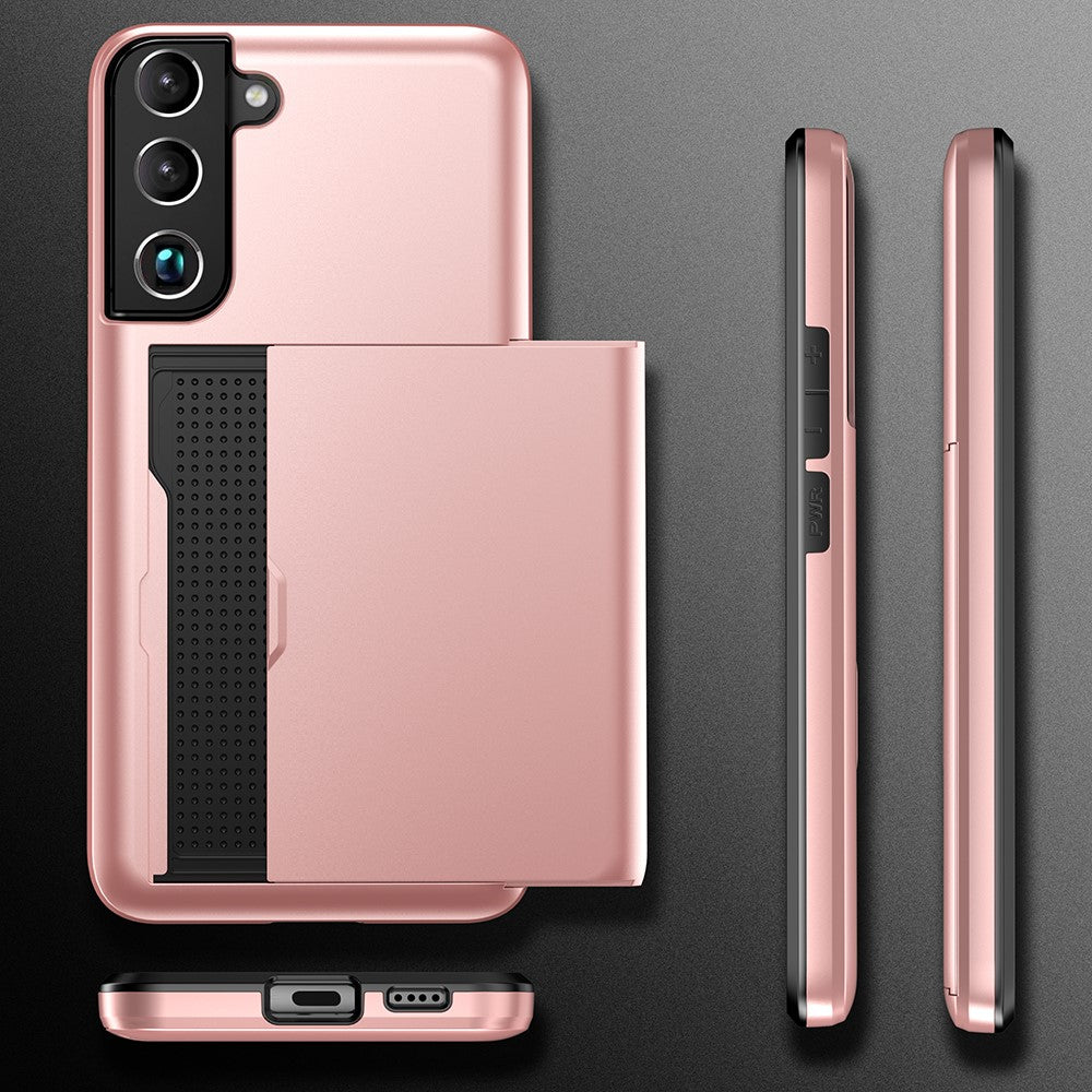 Samsung Galaxy S22 Case Card Slot Rose Gold - Image 5