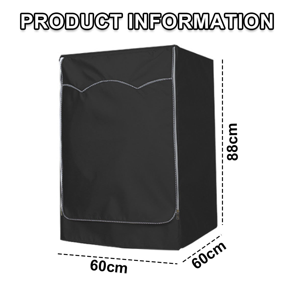 Washer/Dryer Cover, Washing Machine Cover for Waterproof and - Image 2