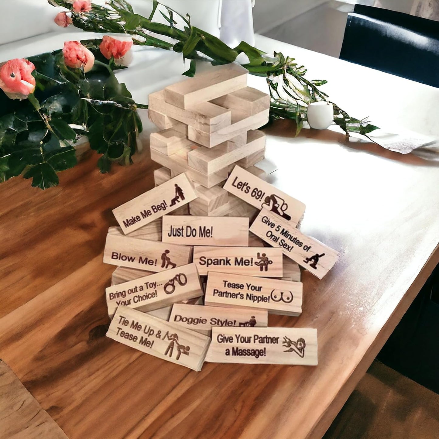 Block Tower Jenga Game Couple Dating Block Tower Jenga Game - Image 6