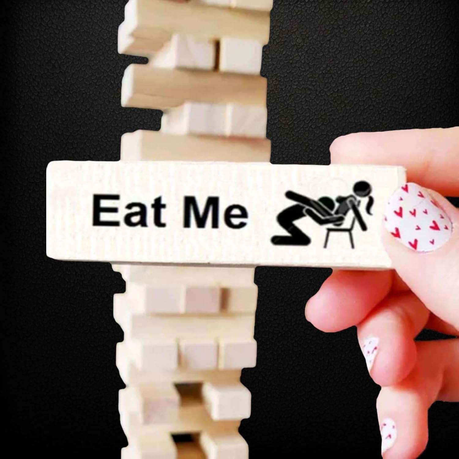 Block Tower Jenga Game Couple Dating Block Tower Jenga Game - Image 9