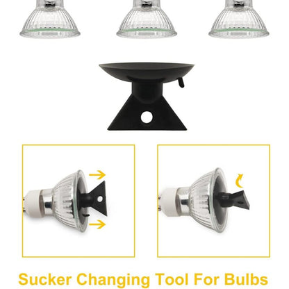 GU10 50W Incandescent Bulbs, GU10 Halogen Bulbs, AC 220V 50W Spot Light, GU10 Halogen 2-Pin Halogen Bulbs 35° Beam Angle 2700K, 6-pack - Image 2
