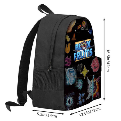 Children's backpack roblox blox fruits primary school bag polyester school bag with large capacity - Image 2