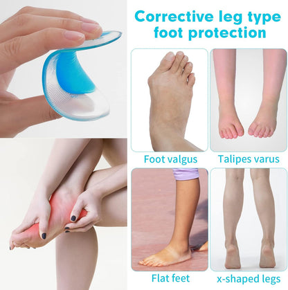 Pairs Orthopedic Gel Insoles for Arch Support, Orthopedic Silicone Arch Support, Plantar Fasciitis Gel Shoes - Image 4