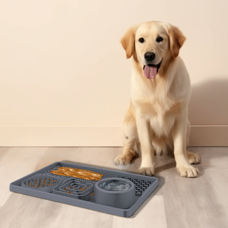Pet Lick Mat, Food Bowl Pink (Square) - Image 5