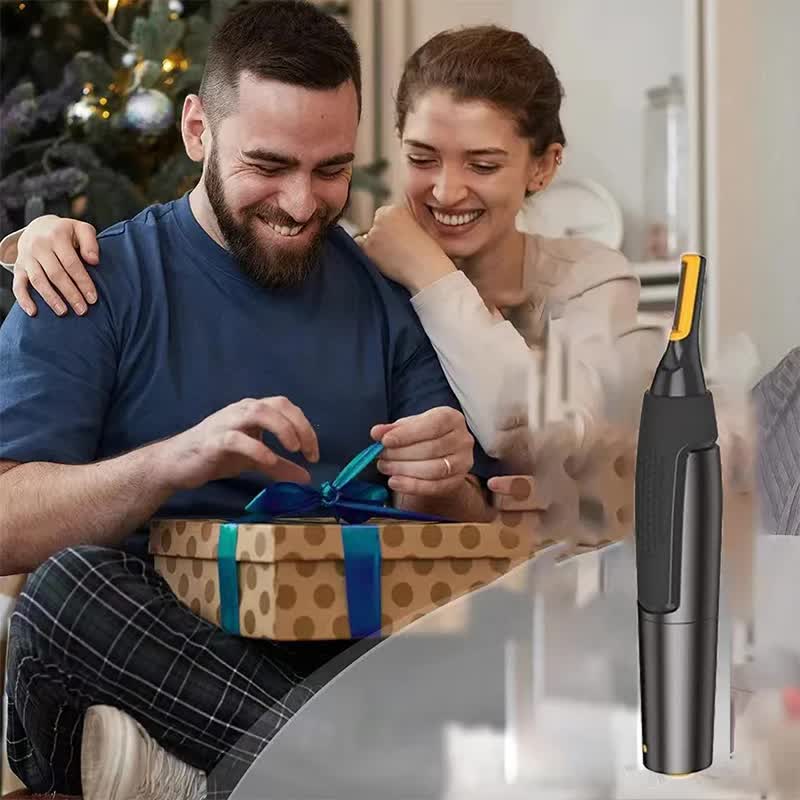 Ultra-thin precision trimmer Electric nose hair trimmer Mini portable ear trimmer for men nose hair shaver Waterproof safe clean USB charging model - Image 4