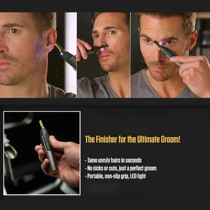 Ultra-thin precision trimmer Electric nose hair trimmer Mini portable ear trimmer for men nose hair shaver Waterproof safe clean USB charging model - Image 6