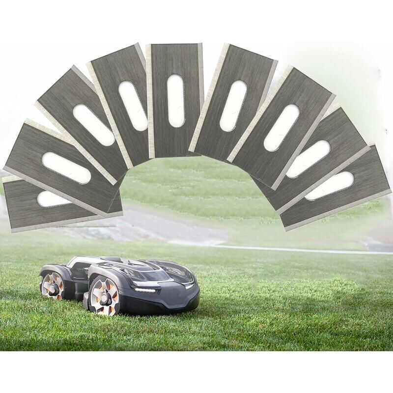 Pack of 30 lawn mower blades for Husqvarna with double ground stainless steel blades 36.518.50.65mm..DEBUNS - Image 4