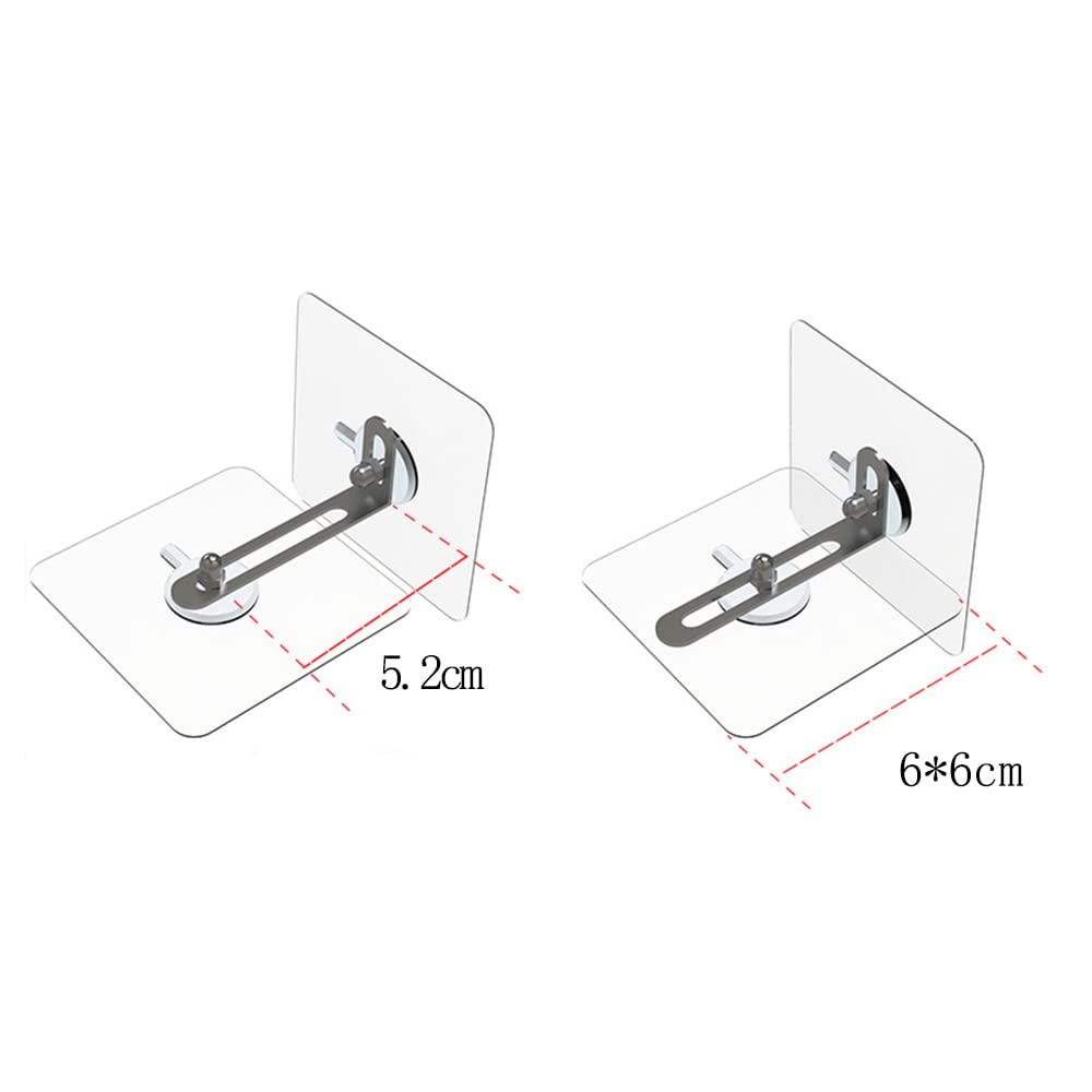 pcs Furniture Wall Anchors without drilling the wall Install anti-tip furniture with kit proofing Attach the shelf to the wall to prevent furniture from falling - Image 2