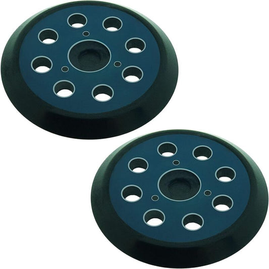 2-pack 125 mm 8-hole sanding discs for random orbital sander, compatible with Makita M9204 BO5030 BO5031 DBO180Z BO8041 DBO180RMJ BO5041 BO5010 BO50111 BO5012.