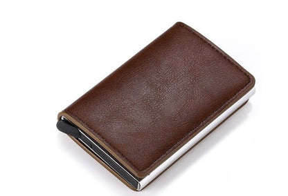 Card Holder with RFID & NFC Protection - Choose your color! Dark brown Dark brown - Image 2