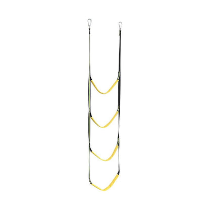 4-step rope ladder for boat, boat rope ladder extension, foldable auxiliary ladder for boat, swim ladder for sailboat, kayak - Perfet