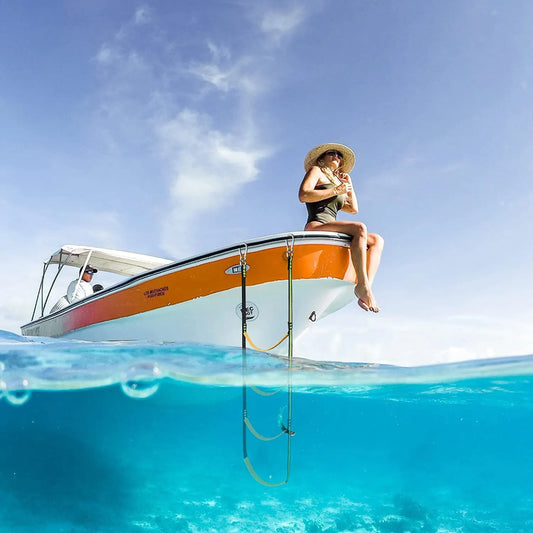 4-step rope ladder for boat, boat rope ladder extension, foldable auxiliary ladder for boat, swim ladder for sailboat, kayak - Perfet - Image 3