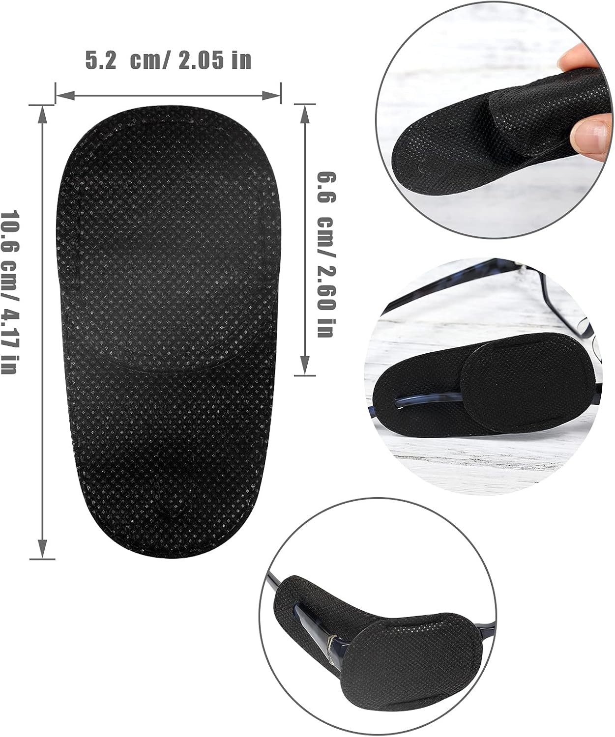 Pieces Eye Patches for Glasses, Reusable Eye Patches for Covering - Image 3