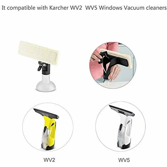 3-pack Microfiber Replacement Pads - For Kärcher WV2 WV5 Premium Plus Window Cleaner - Image 4