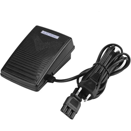 Sewing Machine Foot Pedal, Sewing Machine Pedal with Cord for Home Sewing, Compatible with Singer, JUKI, Husqvarna Viking, Elna, etc (EU)