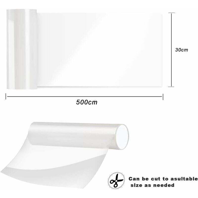 Cat Furniture Protector Against Scratching - 30cmx5m Transparent Sticker Self-Adhesive Roll Cat Scratching Guard Anti-Scratch Protection - for Furniture Door Wall - Image 2
