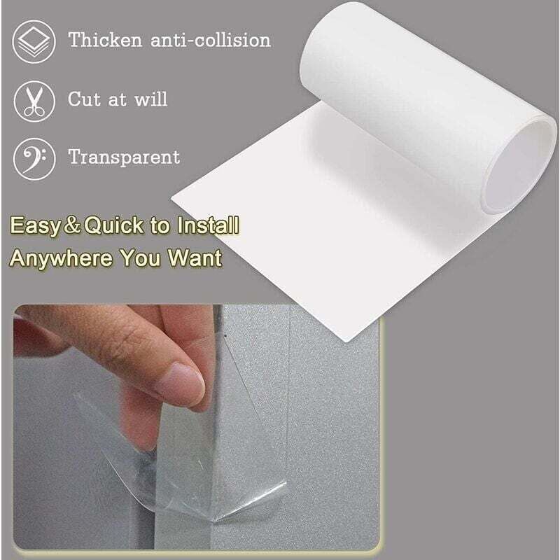 Cat Furniture Protector Against Scratching - 30cmx5m Transparent Sticker Self-Adhesive Roll Cat Scratching Guard Anti-Scratch Protection - for Furniture Door Wall - Image 3