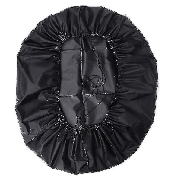 Waterproof Cover 112cm Outdoor Round Black Patio Fire Pit Cover - Image 4