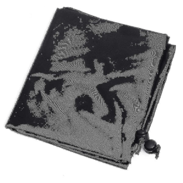 Waterproof Cover 112cm Outdoor Round Black Patio Fire Pit Cover - Image 5