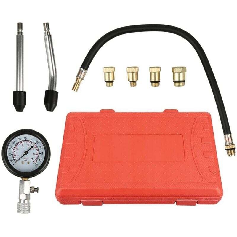 Compression Tester Kit for Vehicles, Compatible with Motorcycle, Car, Outboard, Chainsaw, Snowmobile, Gasoline Engine - Image 2