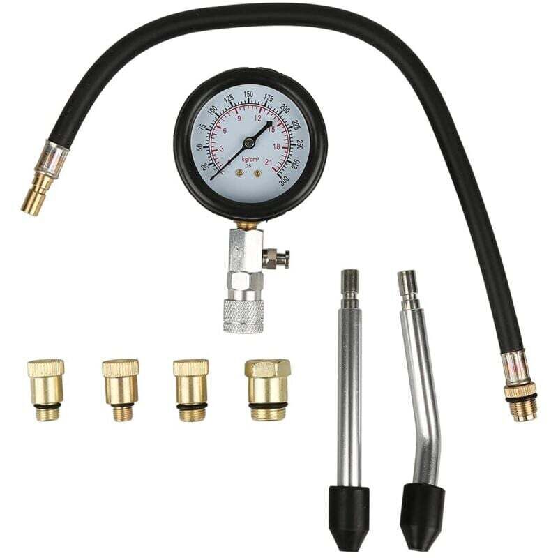 Compression Tester Kit for Vehicles, Compatible with Motorcycle, Car, Outboard, Chainsaw, Snowmobile, Gasoline Engine - Image 3