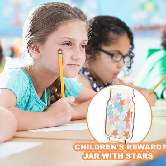 Star Reward Jar - Star and Dinosaur Reward Board, Positive Behavior Chart and Jar Reward System, Classroom Behavior Tool a - Image 3