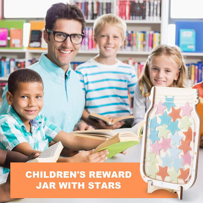 Star Reward Jar - Star and Dinosaur Reward Board, Positive Behavior Chart and Jar Reward System, Classroom Behavior Tool a - Image 8