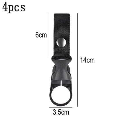 pcs Hanging Bottle Holder, Carabiner Hook, Portable Water Bottle - Image 2