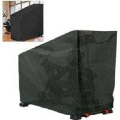 Waterproof Exercise Bike Cover - 123 x 58 x 113/142 cm - Dustproof and Sunproof - for Outdoor Cycling - Image 3