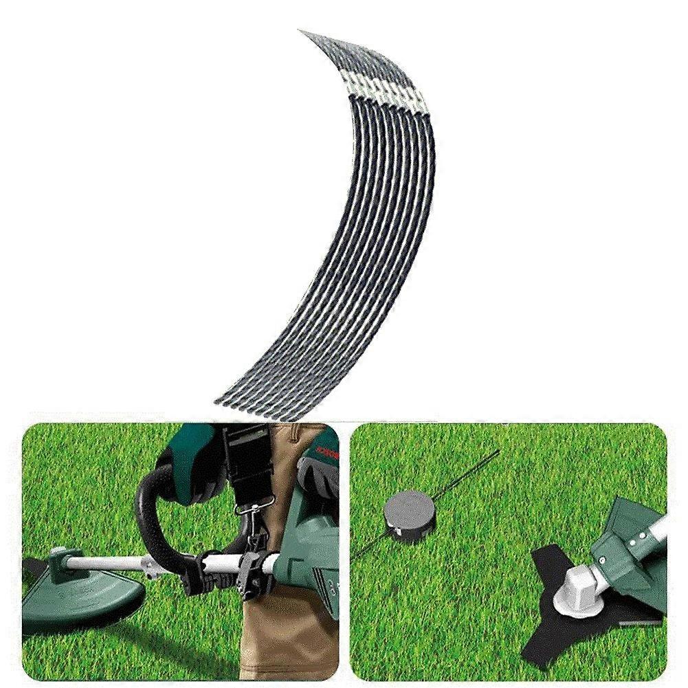 10 pcs For Bosch AFS 23-37 Lawn Mower Nylon Line Trimmer Line with Buckle F016800431 - Image 2