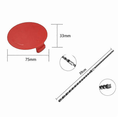 10 pcs For Bosch AFS 23-37 Lawn Mower Nylon Line Trimmer Line with Buckle F016800431 - Image 5